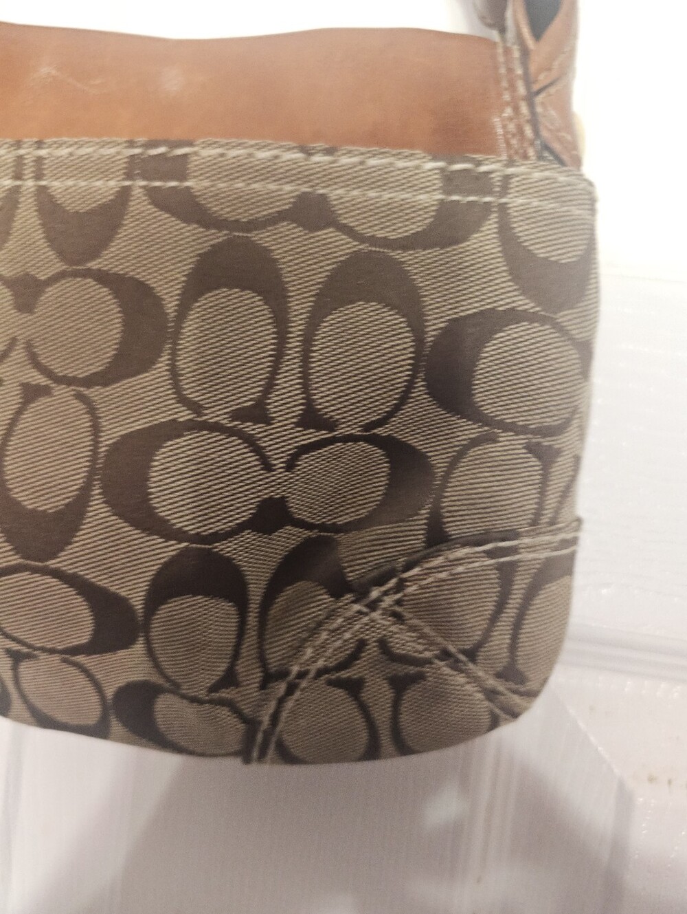 Y2K Vintage Coach Bleecker SoHo Signature Flap Shoulder Bag Purse Style 11441 - Picture 7 of 16